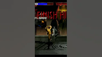 MK Trilogy PS1 Scorpion FINISHES Stryker 90s Legends Live On Fightinggames 
