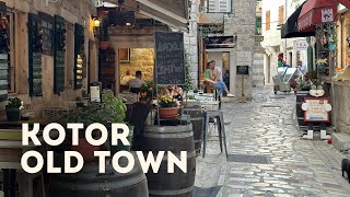 [4K] 🇲🇪 Montenegro Spring Walk: Kotor Old Town, Walls, Kotor Farmers Market 🍷☕️🍓 2023