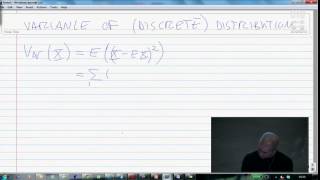 Extra Math lecture 2: The derivation of the variance formula