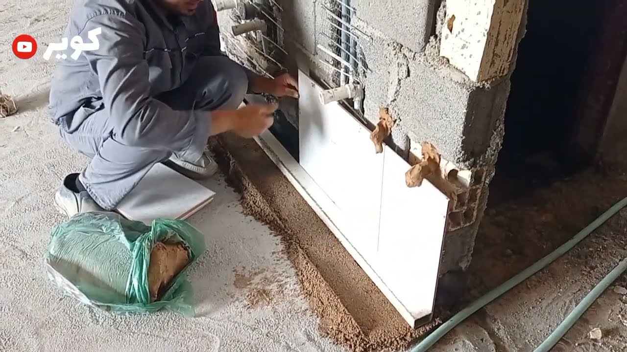 بیا کاشی بدنه یادت بدم سریع کار کنی Let me teach you tiling or body ceramics