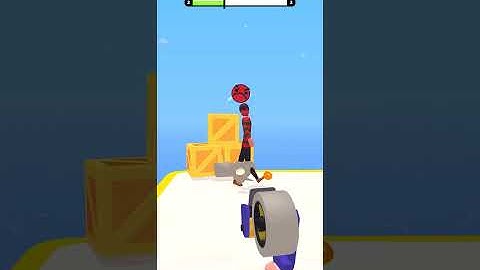 Tape Thrower | Gameplay Walkthrough on iPhone / Android | Level 1 & 2 | Noob version