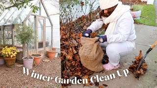 Satisfying Winter garden clean up 👩🏻‍🌾🍁