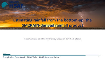 HSAF Precipitation EW 2020 - P4