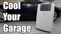 The BEST Way To Cool Down Your Garage On A Budget | New Air Portable Air Conditioner - AC14100H