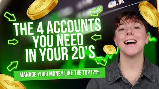 The 4 Bank Accounts You Need In Your 20's To Get Rich