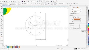 Hướng dẫn vẽ hình bát quái với Corel X7