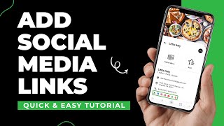 How to Add Social Media Links to Your QRMenu | Quick and Easy Tutorial