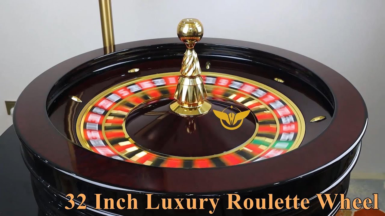 YH 32 inches Single 0 or double 0 Luxury Roulette Wheel - YouTube