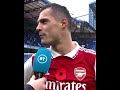 Granit Xhaka swearing live on TV after Chelsea 0 - 1 Arsenal 😂😂😂