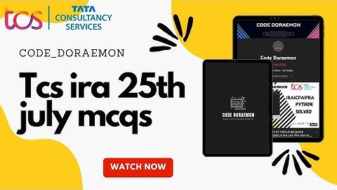 TCS IRA JAVA/PYTHON/UNIX/KYT/UI 20 MCQ QUESTIONS AND ANSWER|MOST COMMON PROGRAMMING MCQS 2022