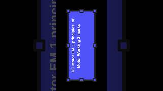 Dc Motor Em 1 Principles Of Motor Working 2 Marks 1 11 Pages