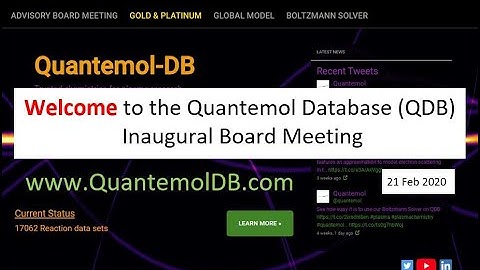 QDB Advisory Board Quantemol Presentation Cuts