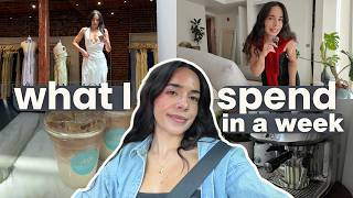 how I spend my money in a week | vancouver wfh, bridal shopping, & coffee runs