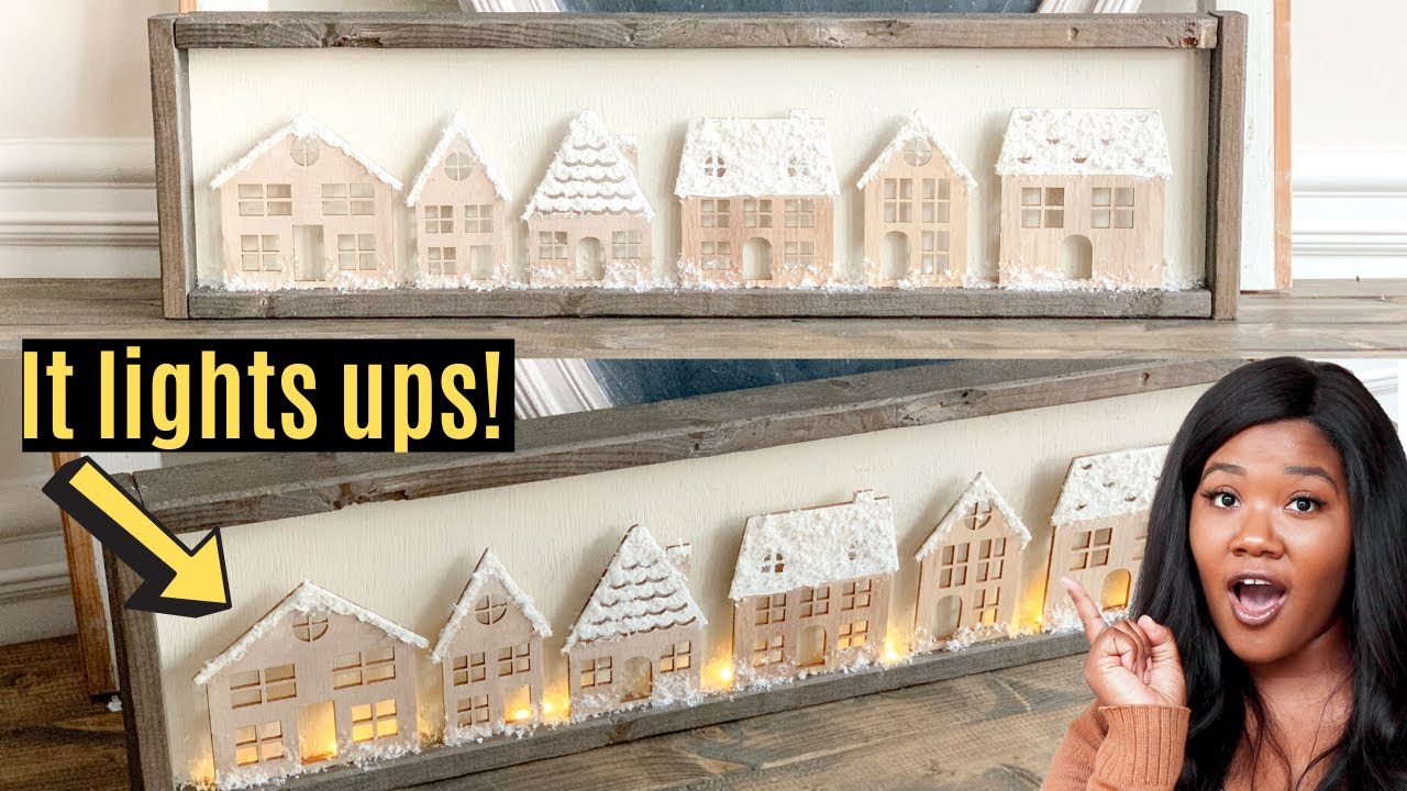 DIY Christmas Wood Sign | Ashleigh Lauren