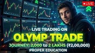 Olymp Trade Live Trading 📈 Market Analysis, Risk Management ❤ Only For Education 🔥🔥