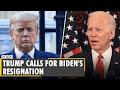 Trump calls on Biden to resign over unfolding crisis in Afghanistan | Taliban captures Kabul | WION