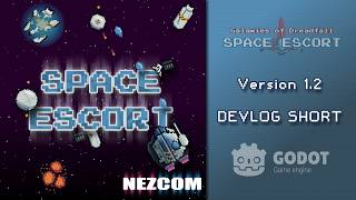 Space Escort Update Devlog 1 #godotengine #pixelart #devlog #indiegame