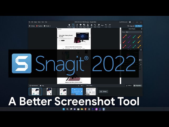 Create Engaging Screen Shots with Snagit – ReverentGeek