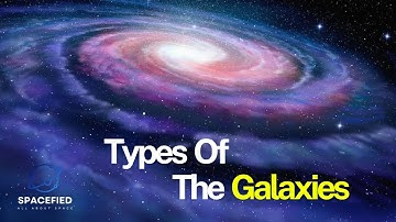 Types of Galaxies in Space - Spiral, Elliptical, Irregular plus more