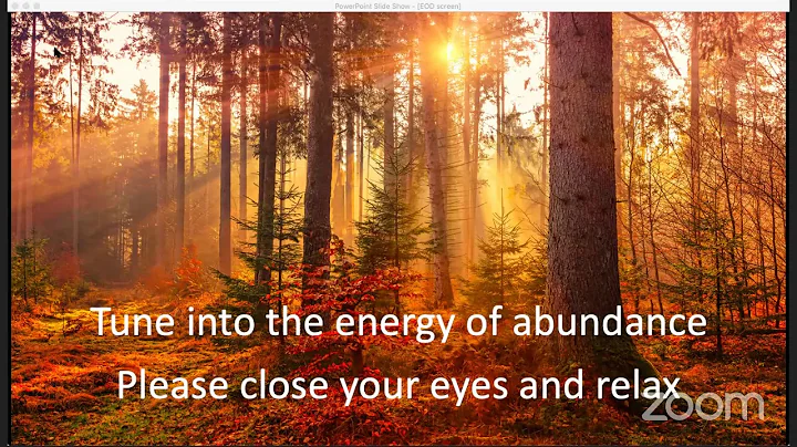 Tune into the energy of abundance