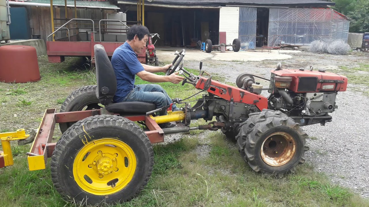 경운기 캠핑 트레일러 견인