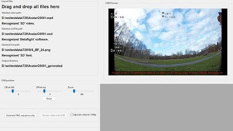 Osd Tool for walksnail