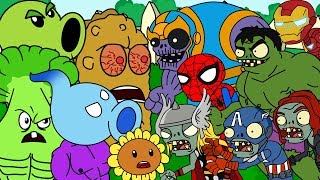 Best 3 New PLANTS vs ZOMBIES AVENGERS END GAME FULL ANIMATION