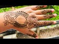 New arabic Mehndi Design | आसान और ट्रेंडी मेहंदी|Back Hand Simple Mehndi | Beginners के लिए परफेक्ट