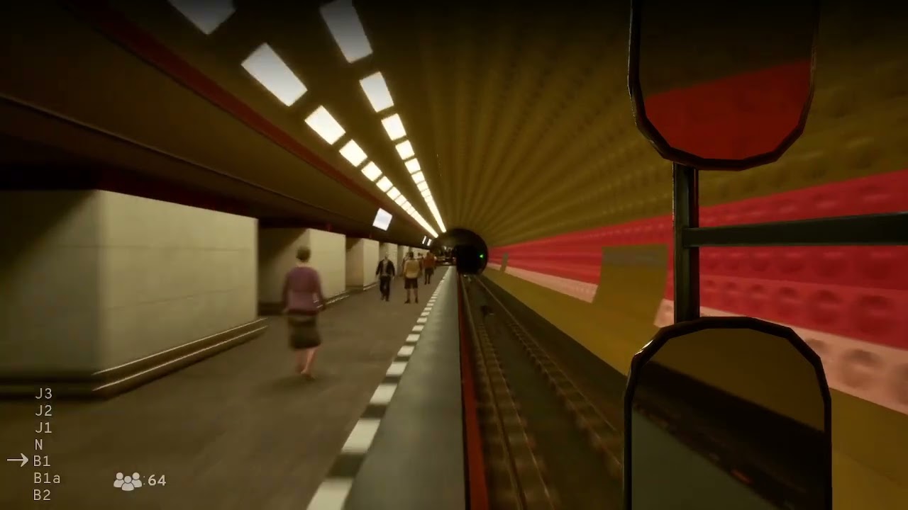 jízda z Nám. Míru do Dejvické +  vestibul stanice  Dejvická Back in service (6)