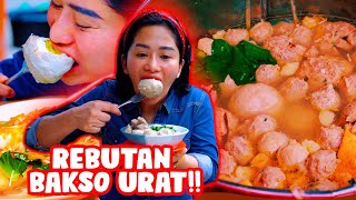 JUM'AT BERKAH!! NEBAS BAKSO URAT PALING ENAK DI GAMBIR, BONUS NASI