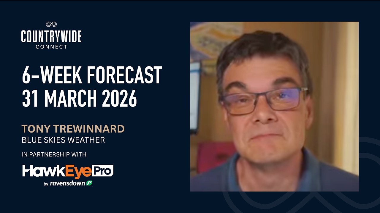 6-week forecast - 31st March // Tony Trewinnard, Blue Skies Weather