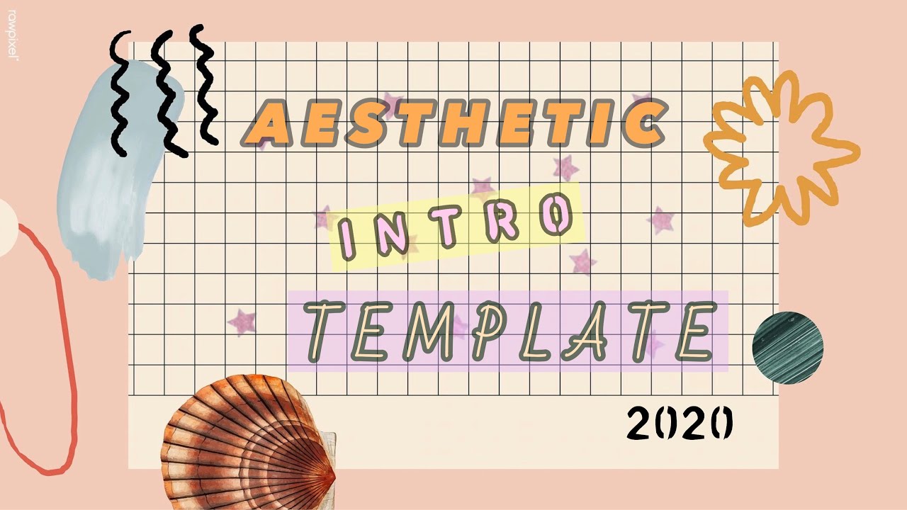 ♡ AESTHETIC INTRO TEMPLATE #1 | 2020 FREE 4K NO TEXT