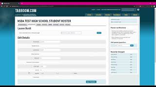 Coach Instructions for Linking Student Tabroom.com Account screenshot 2