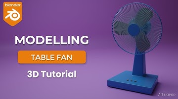 How to Make a Table Fan in Blender