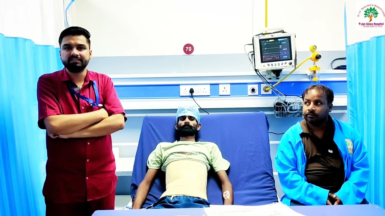 The patient suffering from intestinal problem was treated in JanSewa Hospital (part - 2)