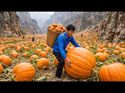 Harvesting 1 Ton of Pumpkins and Taking Them to the Market for Sale – Taking Care of the Duck Flock