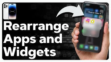 App-pictogrammen en widgets op het startscherm opnieuw ordenen