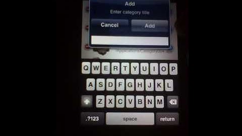 How to install and use categories for ipod touch