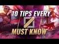 10 INSANE Tricks EVERY Mid Laner MUST KNOW - League of Legends Season 10