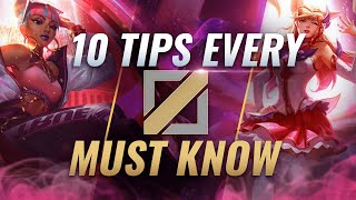 10 INSANE Tricks EVERY Mid Laner MUST KNOW  League of Legends Season 10