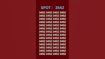 can you find 3542 in 5 seconds? #wordpuzzlegame #game #mathematics #mindbendingquiz #puzzle