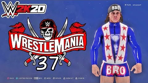 wwe 2k20 riddle custom attire wrestlemania 37 (easy make).