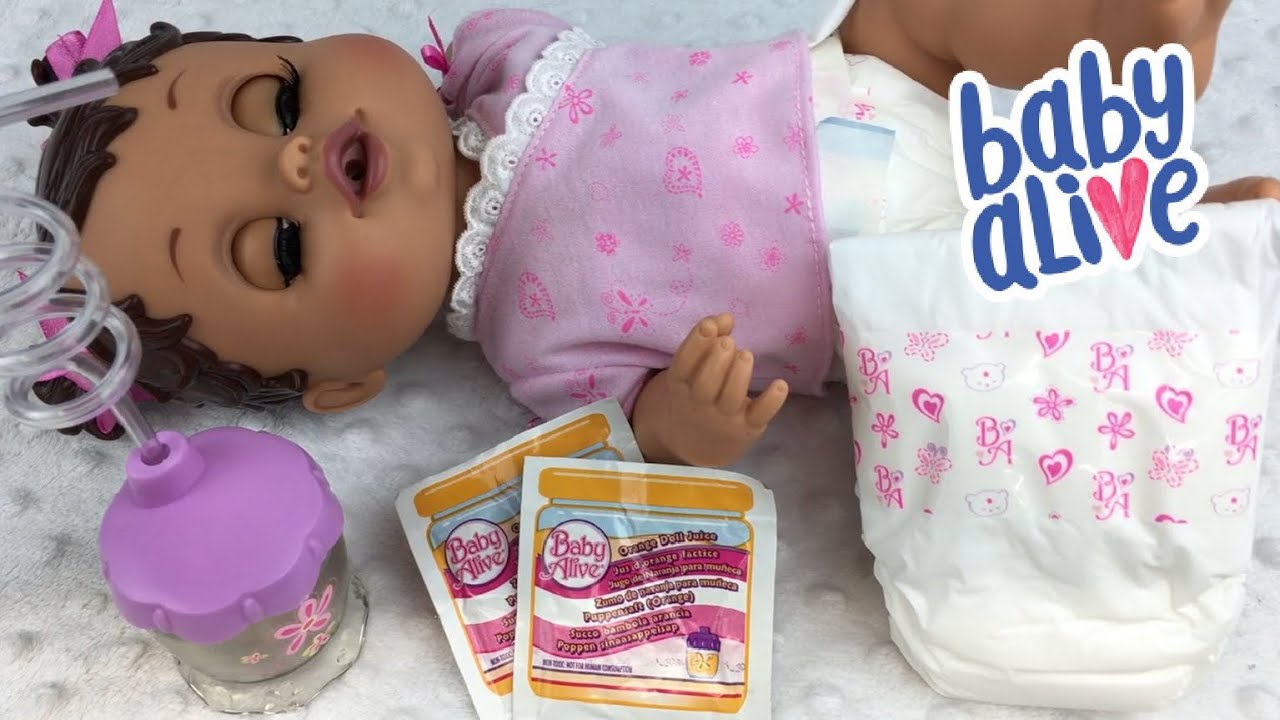 Opening Vintage Baby Alive Sip n Slurp Doll