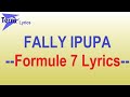 Fally ipupa formule 7 lyrics 243 lyrics paroles