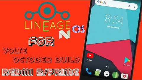 LINEAGE OS 14.1 for redmi 2/prime