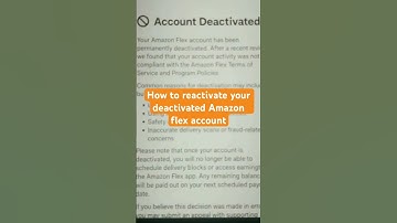 How to reactivate Amazon flex account #amazonflex #amazon #reactivate