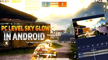Colour Grading And Sky Glow In Your Bgmi Montage In Android And IOS || Tutorial || DiViNE OP