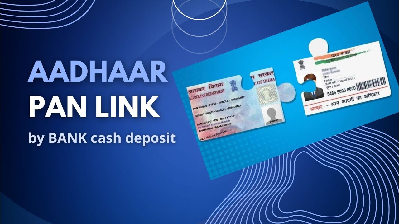 AADHAAR PAN link by cash deposit at BANK counter | easy and 100% success without any payment failure