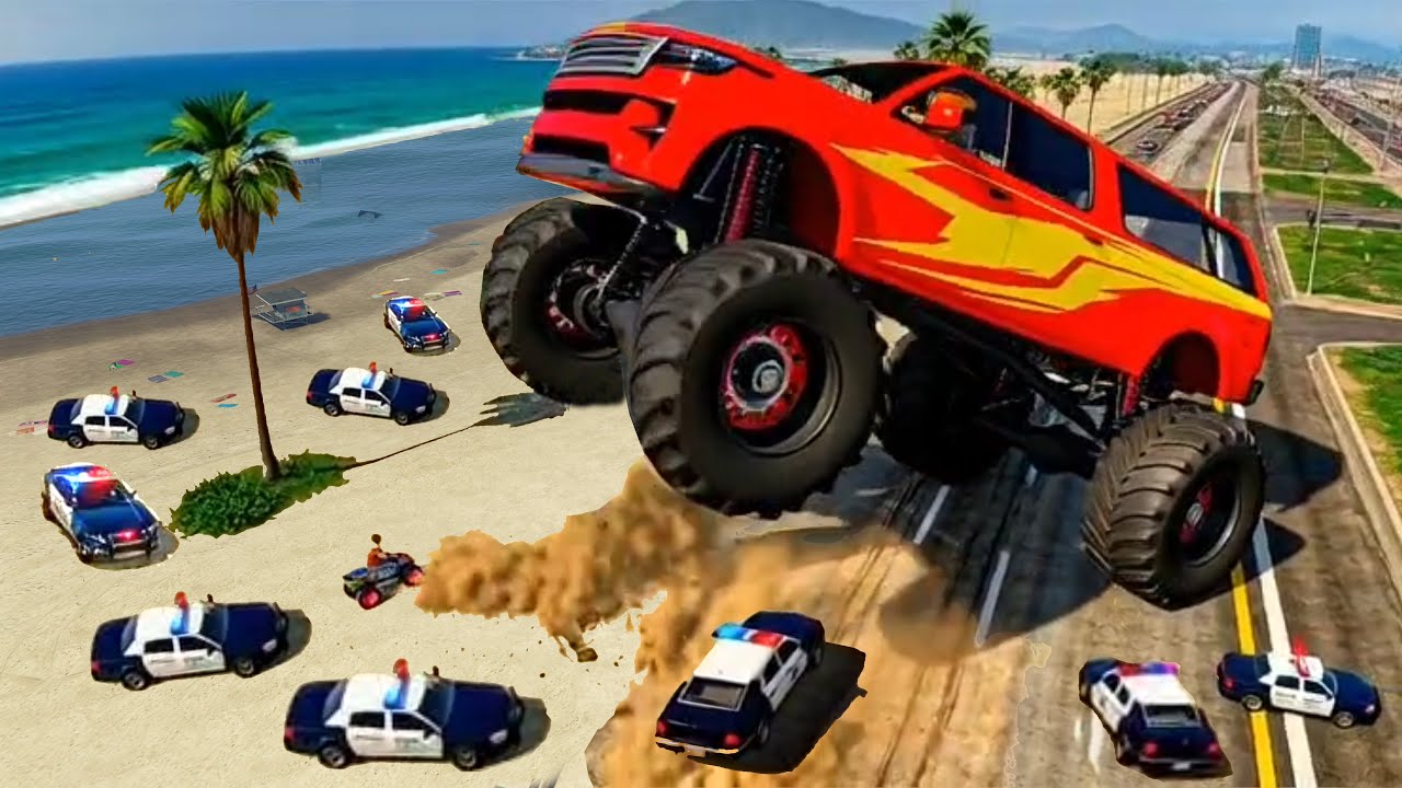 POLICE vs VOLEUR MAIS CHAQUE MINUTE LE VÉHICULE DEVIENT PLUS PETIT