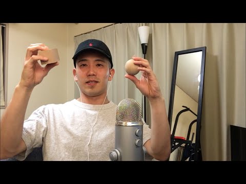 【ASMR】ちょっとしたお知らせ&雑めのタッピング囁き雑談【音フェチ】 tapping /whisper